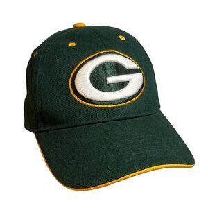 Green Bay Packers Hat NFL Team Apparel Adjustable Green & Yellow Cap